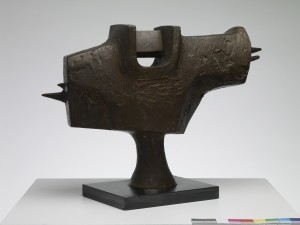  Prof. Bernard Meadows Armed Bust Version II 1961 Bronze with slate base 